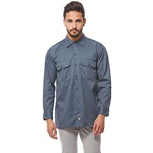Dickies Heren shirt met lange mouwen blauw (AIR FORCE) small, Air Force, S
