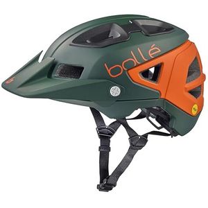 BOLLÉ Trackdown MIPS helm, volwassenen, uniseks, groen oranje, M