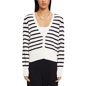 edc by ESPRIT dames gebreid vest, 112/Off White 3, XS