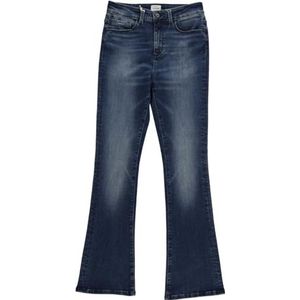 MUSTANG Dames Style Georgia Skinny Flared Jeans, donkerblauw 882, 25W / 34L, donkerblauw 882, 25W x 32L