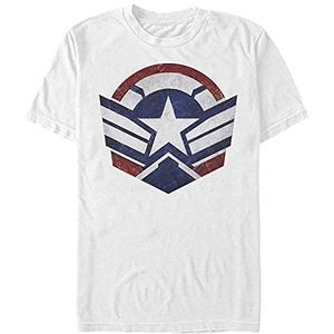 Marvel The Falcon and the Winter Soldier - Wings Unisex Crew neck T-Shirt White S