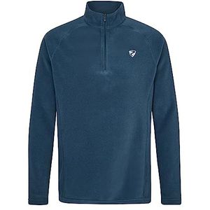 Ziener Jomar Skipullover voor heren, skirolli, functioneel shirt | lange mouwen, ademend, fleece, warm, marineblauw, 52