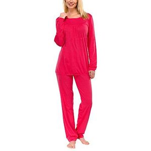 Schiesser dames tweedelige pyjama lang