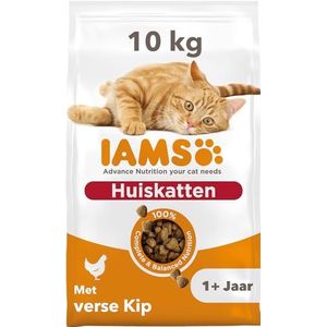 IAMS for Vitality Indoor kattenvoer droog - droogvoer voor huiskatten vanaf 1 jaar, 10 kg