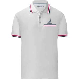 Nalini 03129710100C000.10 Art.N2 30 05 poloshirt voor heren, wit, 3XL, Wit, 3XL