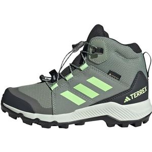 adidas Terrex Mid GTX Sneaker, zilver/groen (Spark Crystal Jade), maat 32, zilver, groen, groen (Spark Crystal Jade), 32 EU