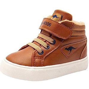 KangaROOS KAVU Iii Baby-jongens sneakers, Saddle Brown Sand, 21 EU