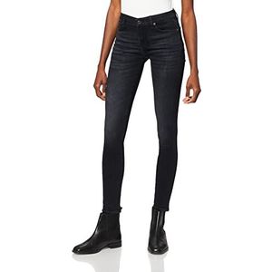 7 For All Mankind The Skinny Slim Illusion Upbeat Jeans voor dames, zwart, 24W x 30L