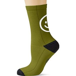 MB Wear sokken SMILE-groen, unisex, volwassenen, FR: M (maat fabrikant: S/M (35-40))