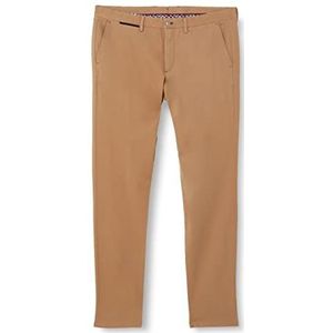 Hackett London Heren Suede Multi Trim Pants, Taupe, 34W/32L