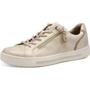 Jana - 23660-949 Sneaker - Beige/Goud - Kunstleer - Vegan