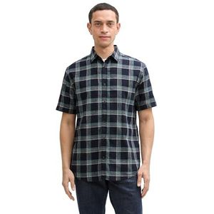 Overhemd - Geruit - Linnen - Knoopsluiting - Regular Fit