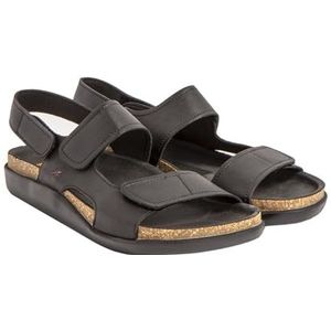 ART 1388 Biarritz Sandalen voor volwassenen, uniseks, Nappa, zwart, 39 EU