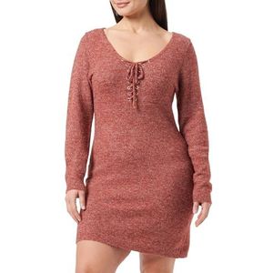 NALLY Gebreide damesjurk 23719516-NA02, rood, XL/XXL, rood, XL/XXL