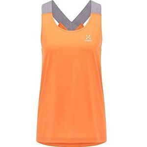Haglöfs 605159_4N8 Ridge Tank Sweatshirt Dames Flame Oranje Maat L