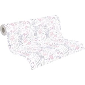 A.S. Creation - Little Love - Vliesbehang - Paars - 10 Meter Lang - 0,53 Meter Breed