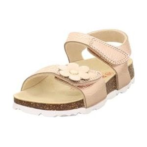 Superfit Voetbedpantoffel sandaal, brons 9700, 40 EU, Brons 9700, 40 EU
