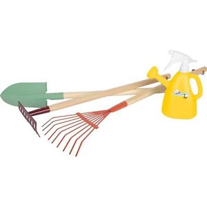 small foot tuingereedschap set met gieter ""Tiny Garden"", tuinset met 2-in-1 gieter en robuust gereedschap, voor kinderen vanaf 3 jaar, 12663