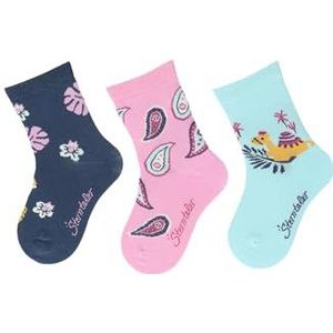 Sterntaler Meisjessokken (verpakking van 3), blauw, 18 EU