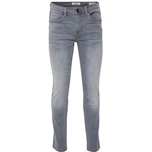 Blend BHJet jeansbroek voor heren, met steekzakken, riemlussen, stretch, katoenmix, slim fit, grijs (denim grey 76205), 34W / 32L