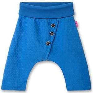 Sanetta Baby jongens broek mousseline 100% katoen, blue aqua, 62 cm