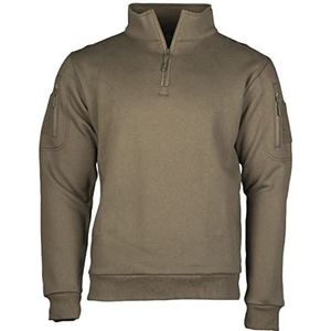 Mil-Tec Tactisch sweatshirt met ritssluiting, Groen, S