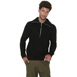 Trendyol Man Acryl Trui - Zwart - Slim L Zwart, Zwart, L