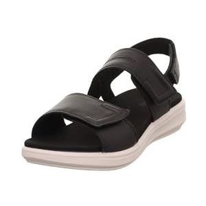 Sandaal - Zwart - Textiel - Klittenbandsluitingen