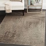 Safavieh Vintage geïnspireerd tapijt, VTG436, geweven viscose, grijs/ivoor, 160 x 230 cm