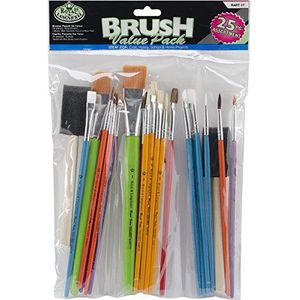 Royal en Langnickel RART-17 Craft Brush Value Pack (Pak van 25)