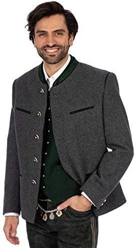 STOCKERPOINT - Klederdrachtjas 'Stachus' - Antraciet - Wol - Slanke Pasvorm