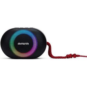 Bluetooth-luidspreker, 10 W, rood, met krachtig geluid, ideaal voor feestjes en entertainment buitenshuis.