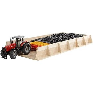Van Manen Kids Globe Giant Wooden Driving Silo for Tractors (Silo Driving Silo Toy Warehouse) Size 30 x 60 x 6 cm Scale 1:32