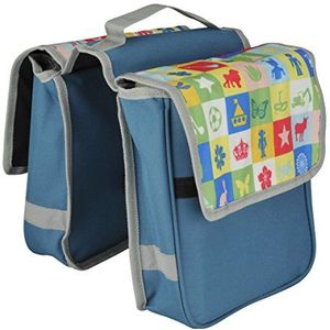 FISCHER Kinderen bagagedragertas tas, blauw, 4 x 28 x 35 cm, 6 liter