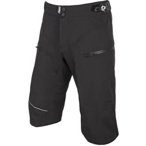 O'NEAL | Mountainbike Broek | MTB Mountainbike DH Downhill FR Freeride | Waterdichte stof, Polyester, zijvak met rits | Modder WP Shorts | Volwassen | Zwart | Maat 28/44