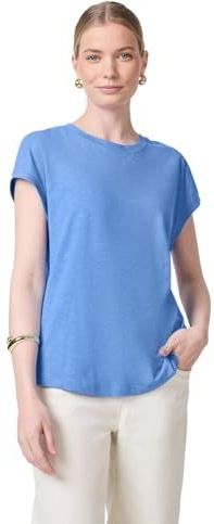 Street One - Studio - Shirt - Blauw - Katoen-Modaalmix