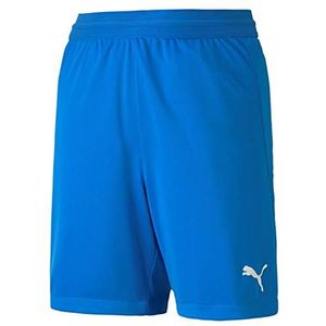 PUMA Kinder teamFINAL 21 knit Shorts Jr, Electric Blue Lemonade, 152