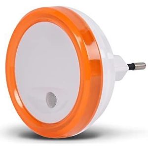 SCS Sentinel - HEC0085 - PlugLight Orange - Baby Nachtlampje - Nachtlampje voor de kinderkamer - Elektrisch Baby Nachtlampje - Schemer Nachtlampje - Kleur Oranje