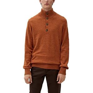 s.Oliver Men's 2118091 gebreide trui, oranje, L