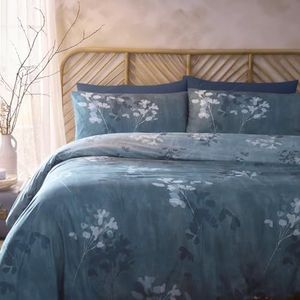 Drift Home - Dekbedovertrek - Groenblauw - Beddengoed - 200 x 200 cm - 2 Kussenslopen