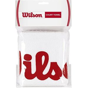 Wilson Unisex Wilson Hof Handdoek Wit Rood Wit Rood, Wit Rood, NS UK,75.00 x 50.00 cms