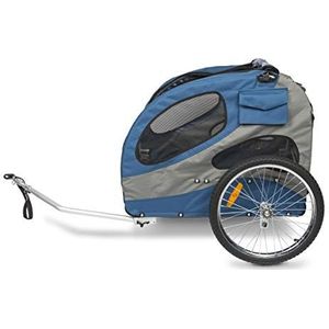 PetSafe Happy Ride Aluminium fietskar voor honden, met netvenster en reflectoren, maat L, voor honden tot 13,6 kg