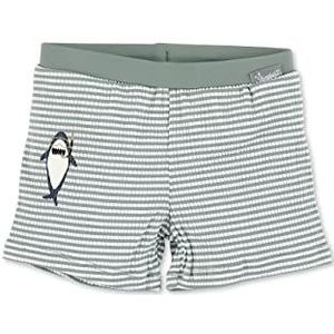 Sterntaler Zwemshort voor jongens, haai zwembroek, donkergroen, 80 cm