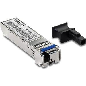 TRENDnet, single modus LC-module met dubbele golflengte 1310/1550, versie v4.0R, compatibel met standaard SFP-sleuven, tot 40 km (24,9 mijl), TEG-MGBS40D3