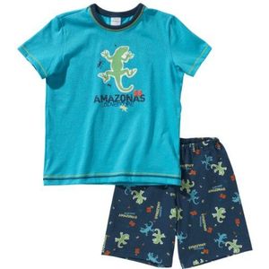 Schiesser Pyjama voor kinderen, Lichtblauw 805, 6 Jaren