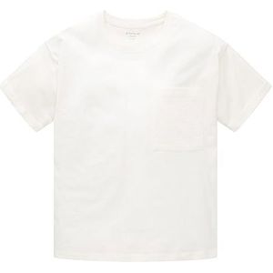 TOM TAILOR Meisjes T-shirt 1035126, 12906 - Wool White, 164