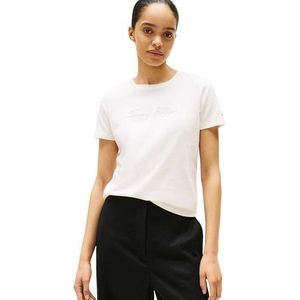 Tommy Hilfiger - S/S T-shirt - Wit - Dames