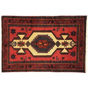 Eden Carpets Mosul Vloerkleed Handgeknoopt Bangle, Katoen, veelkleurig, 98 x 148 cm