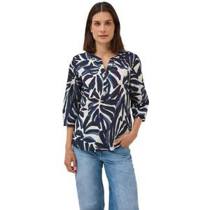 CECIL - Tuniek - Grafisch Patroon - Zwart/Wit - Katoen