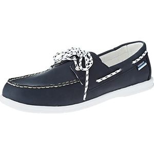 Sebago Jackman, Boat Shoe Heren, Blue Navy, 44 EU, Blauw Navy, 44 EU